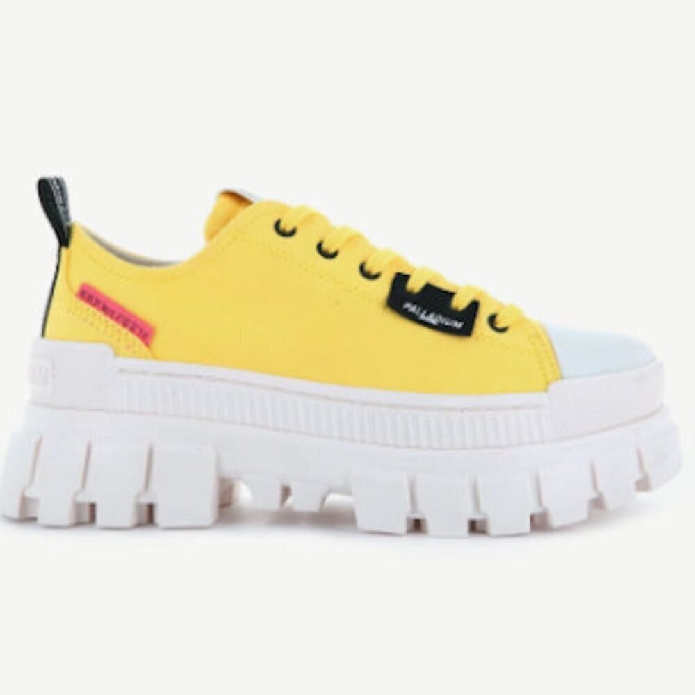 Palladium REVOLT LO TX Aurora Shoes / Sneakers Yellow Size: 10 NIB - Picture 6 of 6